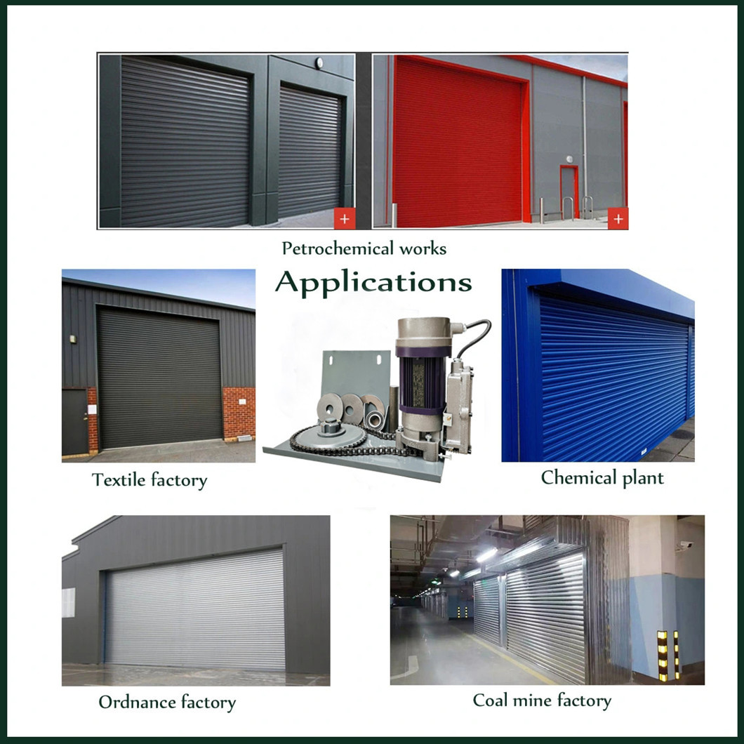 AC 1500kg Electric Roller Shutter Motors 1200W Explosion Proof