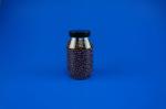 Transparent Tea Sugar Jars , Screw Lid Food Grade Square Containers 377Ml