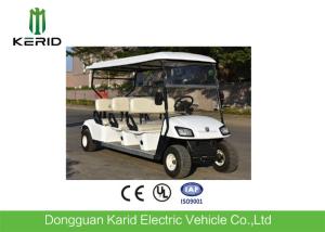Quality White Color 6 Passenger Electric Street Legal Golf Carts For Club Battery Powered wholesale