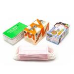 Blue White Disposable Surgical Face Mask Anti Dust Anti Smog 50 Pcs / Box