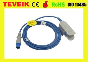 Quality Teveik Factory Price Medical Siemens Adult Finger Clip Round 7pin Spo2 Probe Sensor For SC-6002XL Patient Monitor wholesale