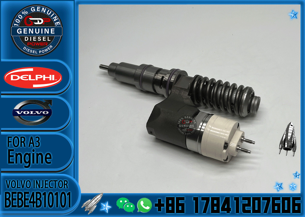 Diesel injector 3964820 BEBE4B10001 BEBE4B10101 R517662 BEBE4B17102 EX631012 RG33967 33800-84100 for diesel engine