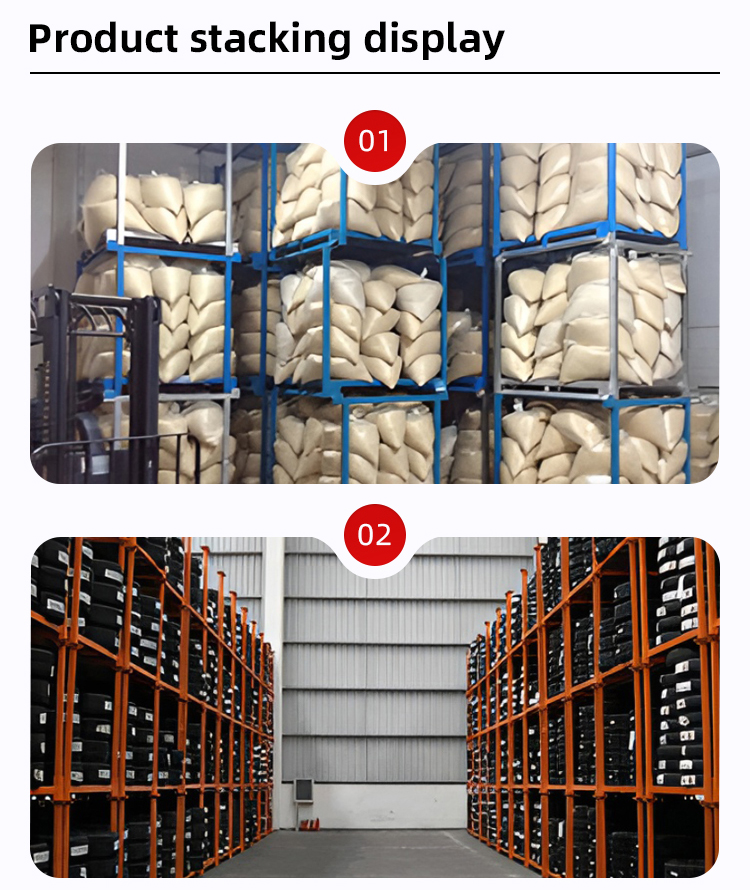 Warehouse Transport Galvanized Storage Steel Metal Stacking Movable Post Pallet Rack