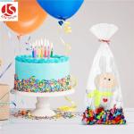 Food Grade Safe Cellophane Goodie Bags Environmentally Friendly With Twist Tie