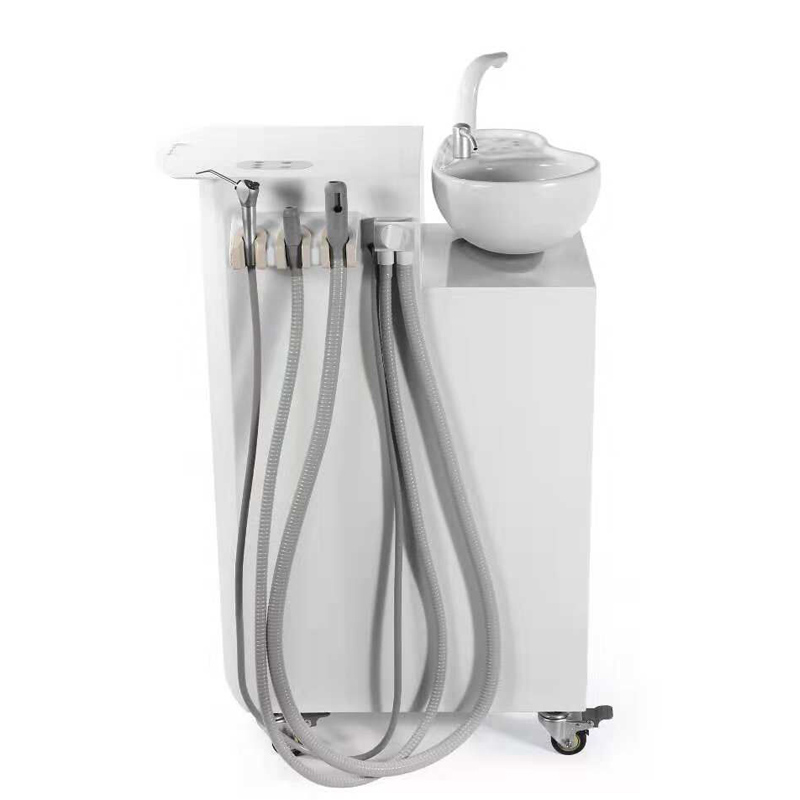silent mobile Delivery Dental Suction Vacuum Pump Cabinet Saliva Ejector