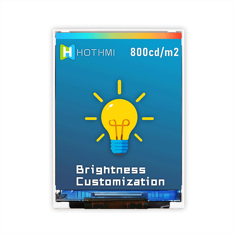 Handheld MCU TFT LCD Display 2.4 Inch 240x320 Sunlight Readable TFT-H02401QVIST8N40