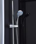 900x900x2150mm Quadrant Shower Enclosure Black 5mm