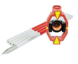 Quality Aluminium Survey Mini Prism 0mm Total Station Prism Pole wholesale