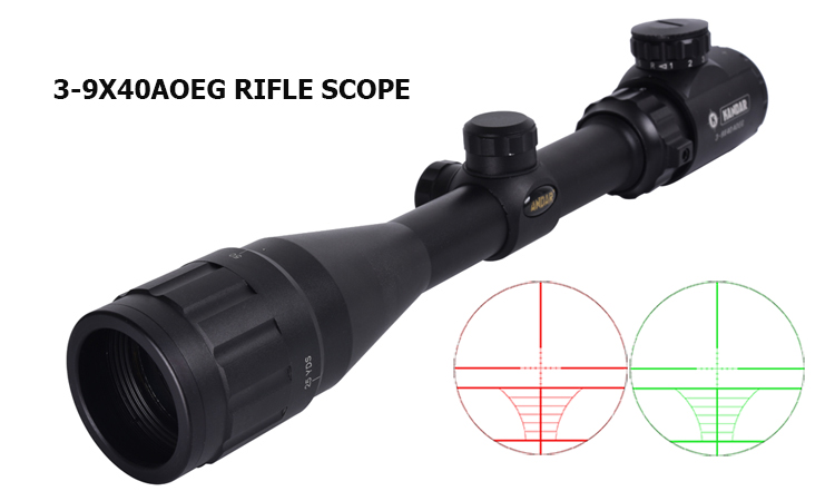 Adjustable Objective Hunting Scope 3-9x40 AOEG for Maximum Output Power 0 Performance