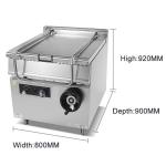 24 Power Supply Restaurant Cooking Equipment with Gas Connection