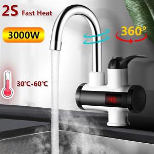 Quality 360 Degree Rotating Deck Mounted Heater Faucet Fast Heat Multifunction LVD wholesale