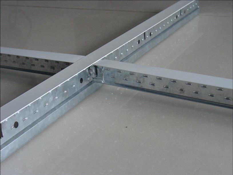 Heat Insulation Steel Paint Keel , Customized Suspended Ceiling Grid Systems