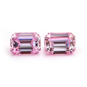 Quality Custom Princess Cut Pink Loose Moissanite Diamonds Heart Lab Created wholesale