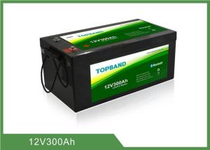 Quality High Security Bluetooth Lithium Battery Rechargeable 12V300Ah Lifepo4 Material wholesale