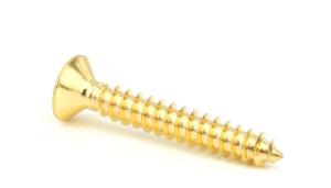 Quality Brass Countersunk Head Phillips Drive Self-Tapping Screws Flat Head Pointed Screws Brass Wood Screws wholesale