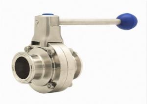 China 316L Tri Clamp Double Flanged Butterfly Valve Stainless Steel 304 on sale