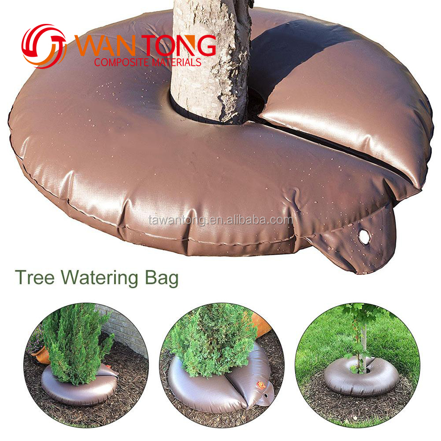 Plastic Tree Watering Ring Bag for Small Trees 15 Gallon Slow Release Irrigation Bag