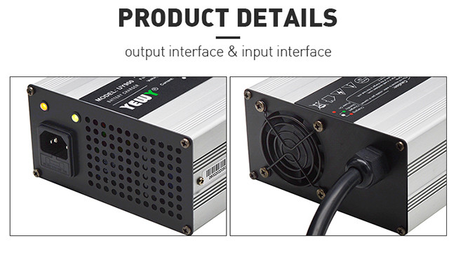 36V 20A Portable Lithium Boat Battery Charger EV Li Ion Charger