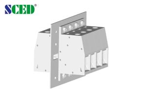 Quality Industrial High Voltage Through Panel Terminal Blocks Double Decks wholesale
