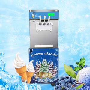 Quality 58L/H Commercial Ice Cream Machine A Glace Air Cooling Italian Gelato Maker wholesale