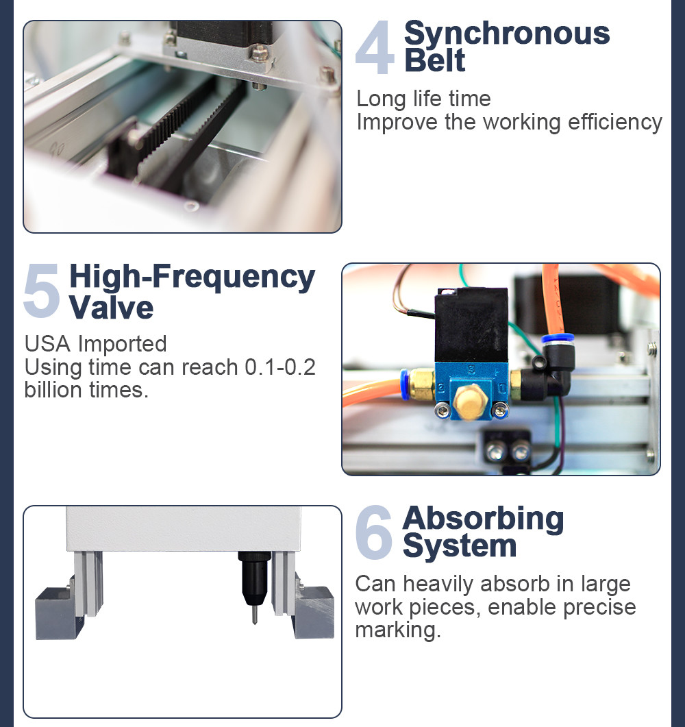 0.2-0.6 Mpa Metal Laser Engraving Machine High Speed With Convenient Operation