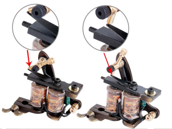 Handcrafted Copper Coil Tattoo Machine 10 Wraps Pure Brass Coils For shading 8