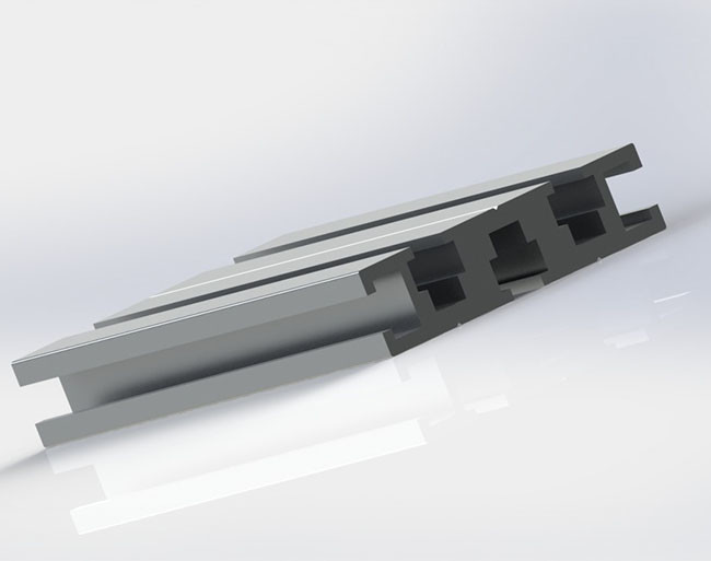 Customized 15 * 60 T Slot Extruded Aluminum Framing Systems Natural Anodized