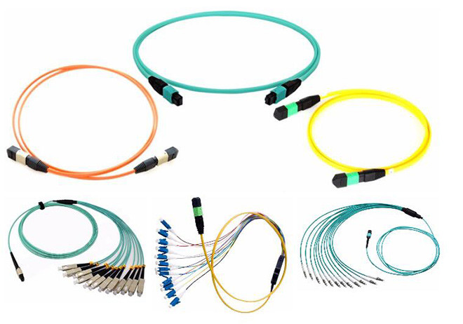 Simplex 12 Core FC UPC Breakout Mpo Fiber Cable