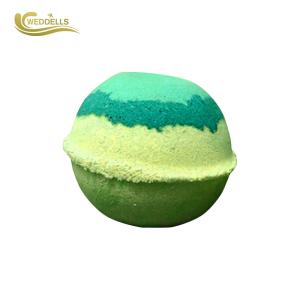 Quality Christmas Bubble Vegan Fizzy CBD Bath Bomb Green / Yellow / Blue Color wholesale