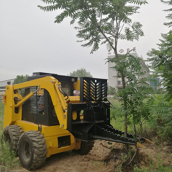 SNSC EPA EV Engine 350kg 500kg Mini Diesel Skid Steer Loader Max Dumping Height 2050mm