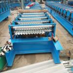 Galvanized Widespan Roof Sheet Roll Forming Machine Feeding Width 1219mm