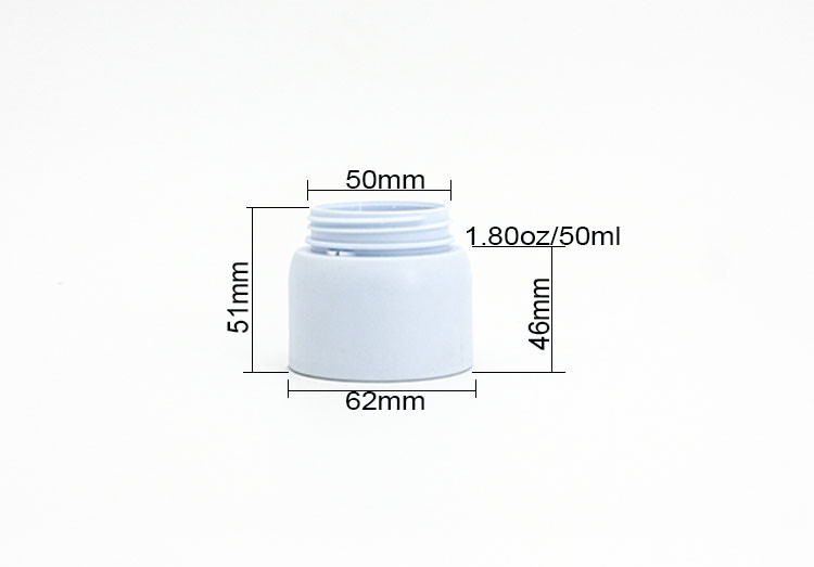 HDPE Plastic Blue10g 50ml Empty Face Cream Jars