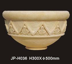 Quality Hand Carved All Weather Sandstone Flower Pots Customized wholesale