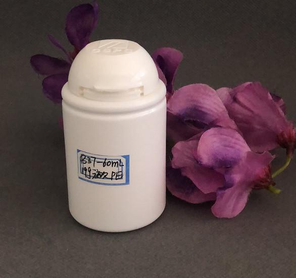 60g PE Eco Friendly Plastic Pill Bottles Flip Screw Top Cap Acid Alkali