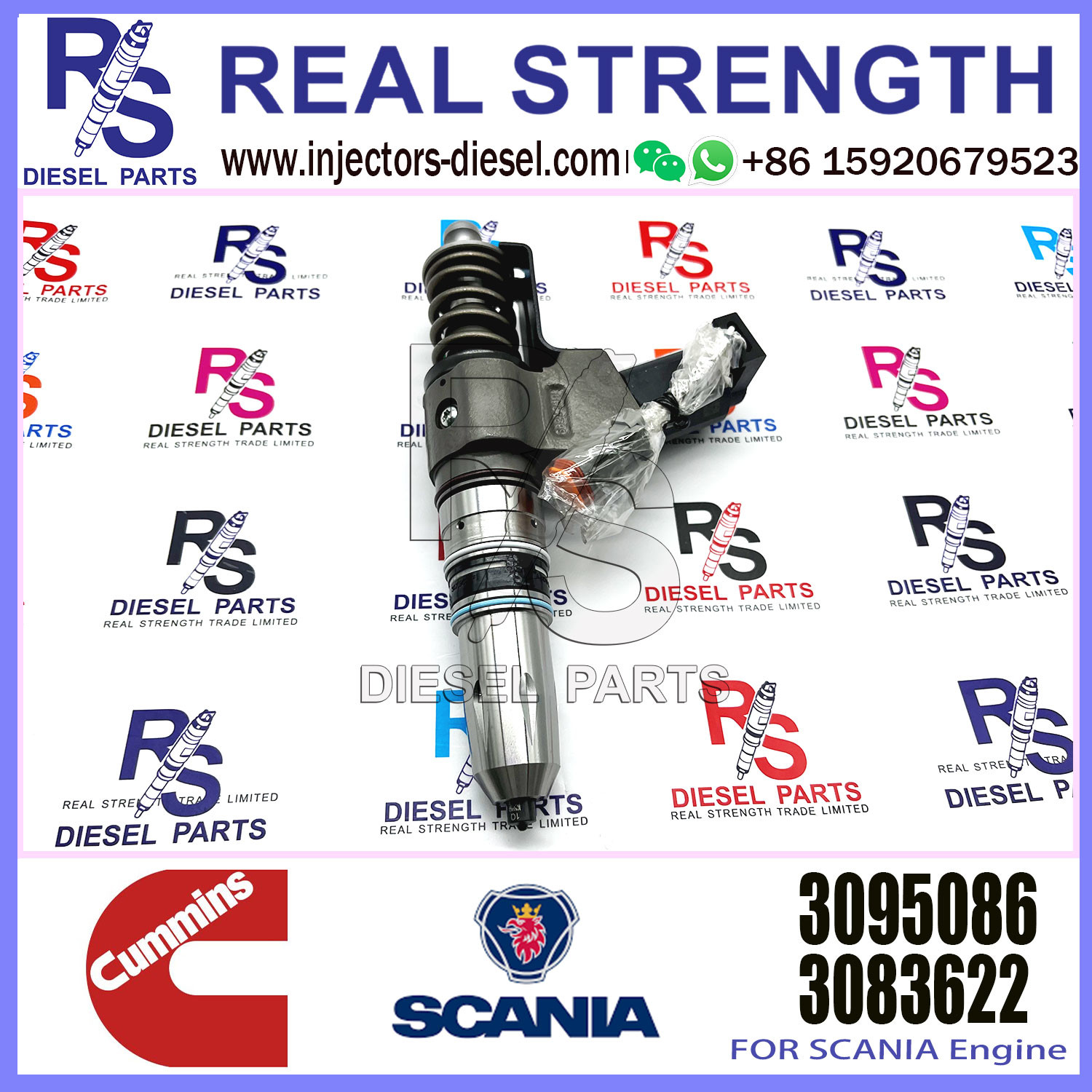 Diesel Fuel Injector 5237466 5237635 5237650 5237784 5237820 For DETROIT S50/S60/DDEC injector