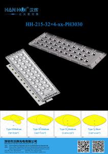 Quality 128pcs LED Street Light Lens 270×104MM T5S/T2M/T3M/T4M Available Maximum Light Output Durable wholesale