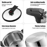 Custom Kitchen Pressure Cooker 24cm 304 Stainless Steel Pressure Cooker