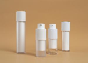 Quality Childproof Cosmetic Airless Bottle 50ml Serum Package Twist Up Airless Bottle wholesale