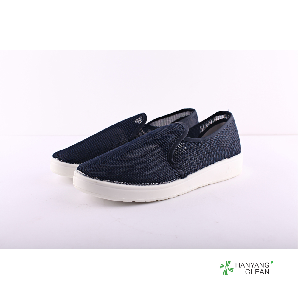Industrial Brand Breathable PU Sole Cleanroom Antistatic ESD Safety Mesh Work Shoes Wholesale