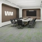 Heavy Duty Commercial Carpet Squares 500x500mm Interlocking Carpet Tiles