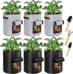 10 Gallon Potato Grow Bags, Planter Pouch Bags for Vegetables, Fruits and