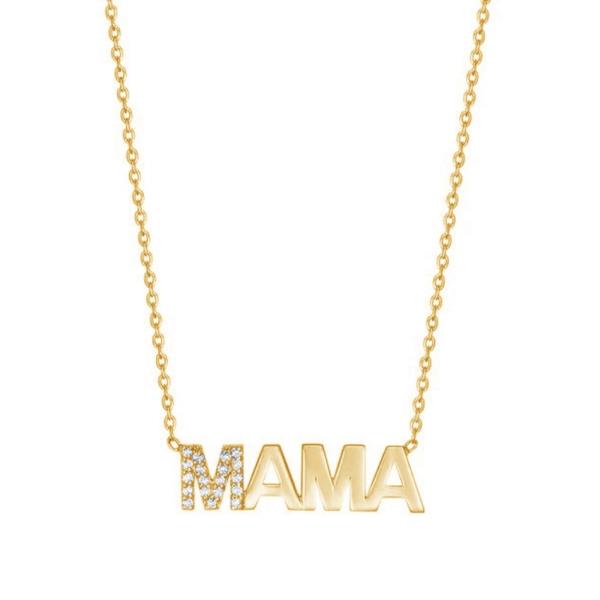 Engagement 2022 Unique MAMA 18K Gold Wholesales Mother's Days Gifts 925 Sterling