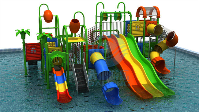 Children'S Medium Water Slide LLDPE Anti UV Static Customized