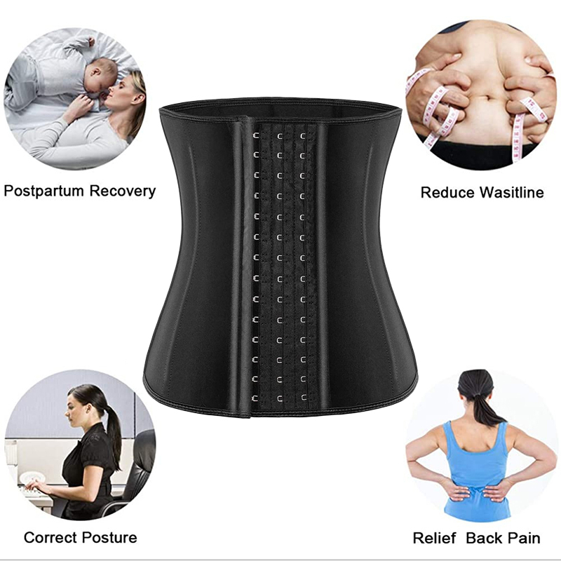 Girdle Tummy Control Waist Trainer Polyester Material With Steel Extender