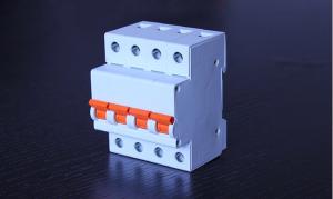 Quality 25ka Lightning Protection System Parts , Backup Power Surge Protector 4P Poles wholesale