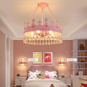 Quality Kids room Crown Chandelier flat ceiling light scandinavian lamp(WH-MA-180) wholesale
