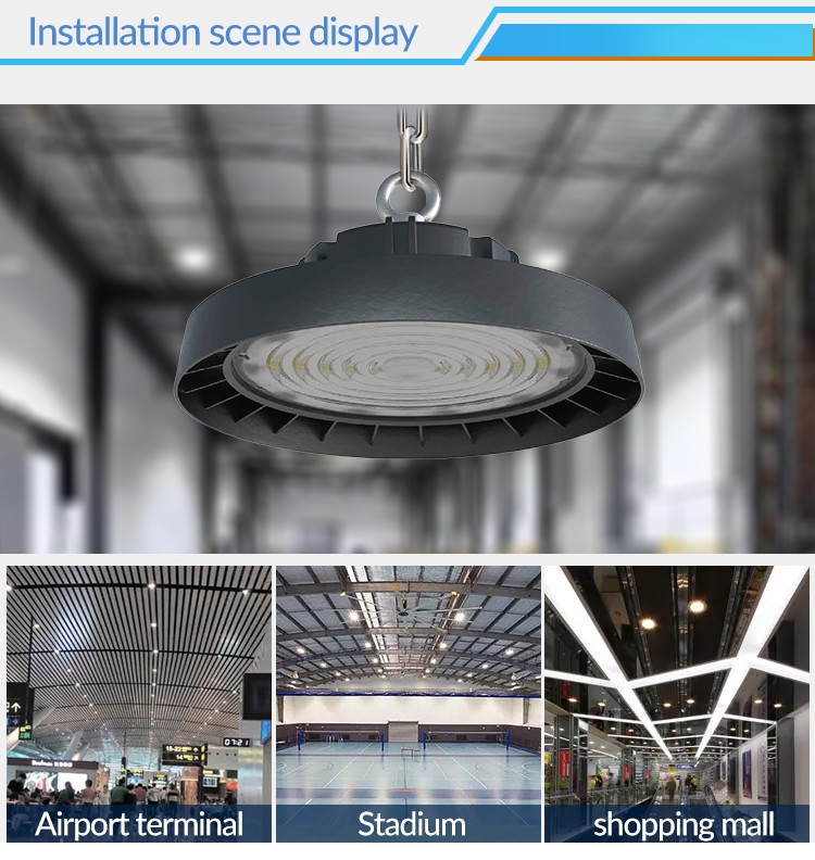 Power Adjustable Led Highbay Light 200Watt Dimmable High Bay Lights For Industrial Plant
