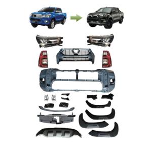 Quality OEM Factory Outlet for Toyota Hilux Rocco 2021 Car Body Kit Front Bumper Grill Facelift wholesale