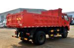 500Nm 4x2 Wheel Rear Tipping Dump Truck For Half A Row By Dongfeng