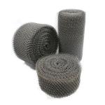 Double Wires Woven Stainless Steel Knitted Mesh 99% Filter Rating Liquid Filter